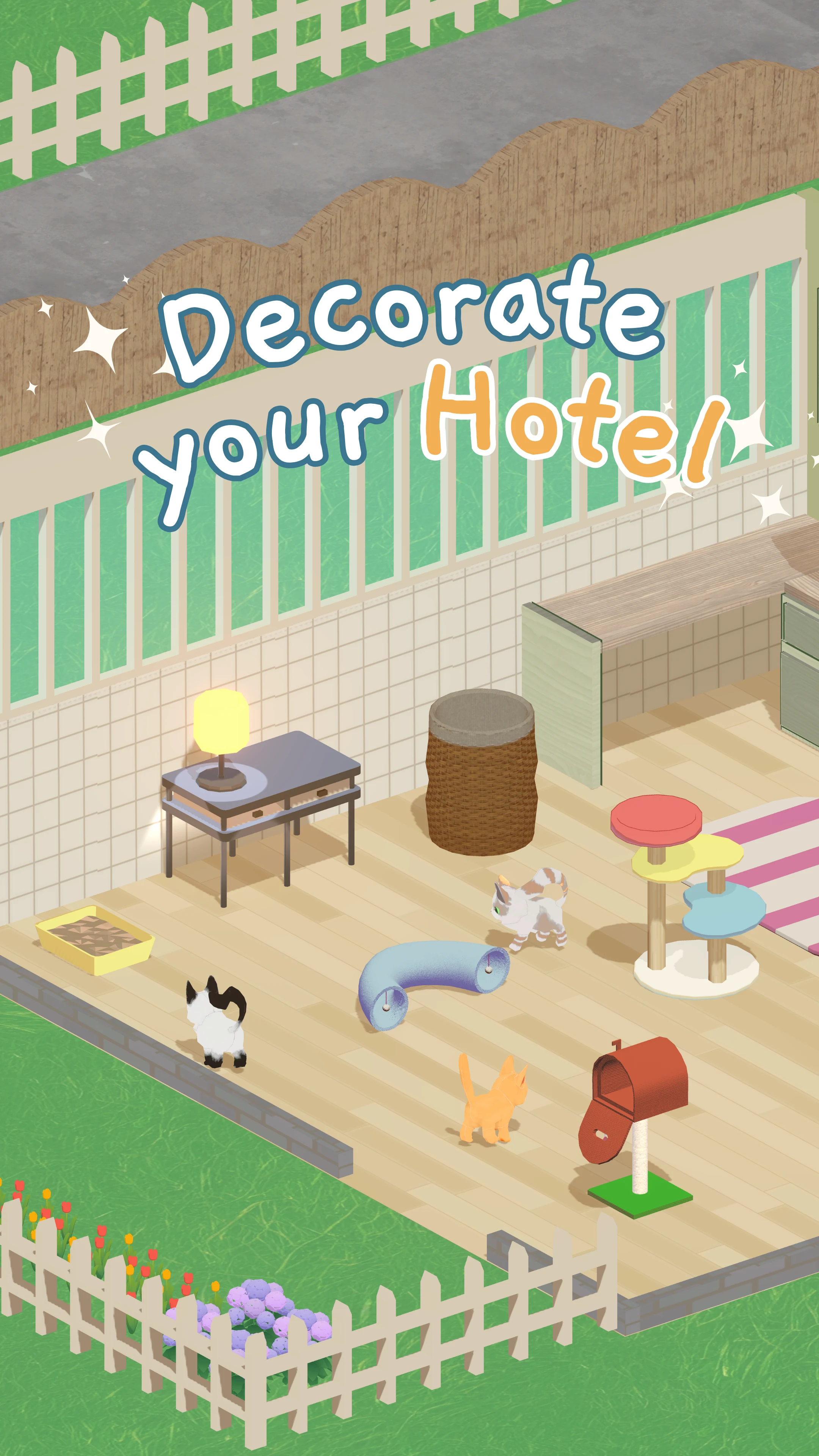 Neko Hoteru: Stray Cat Hotel screenshot